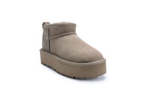 Mini-Tube Sheepskin Boots (4cm height)