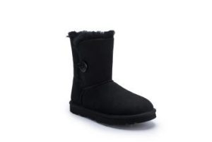 Wood Button high-tube sheepskin Boots
